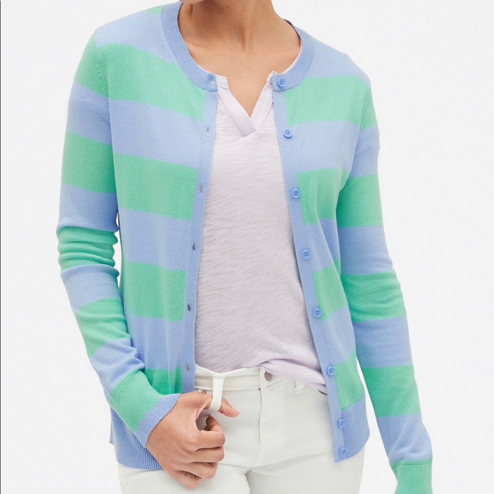 Blue / green cardigan